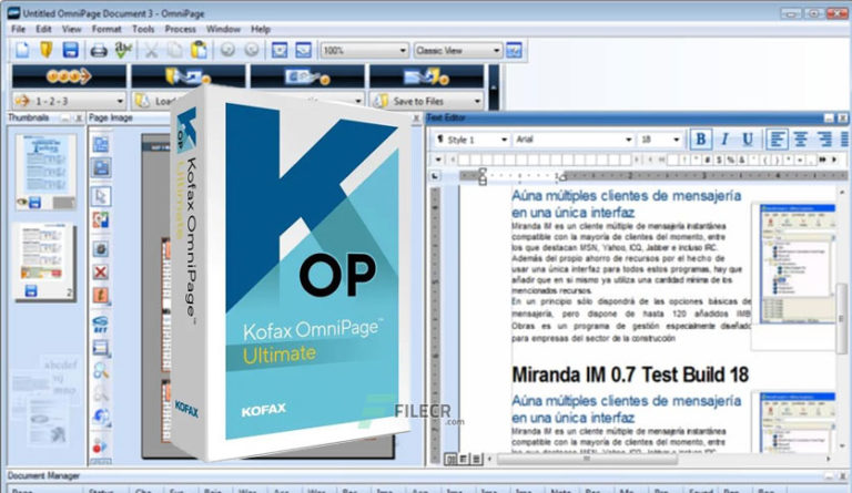 Kofax OmniPage Ultimate 19.2