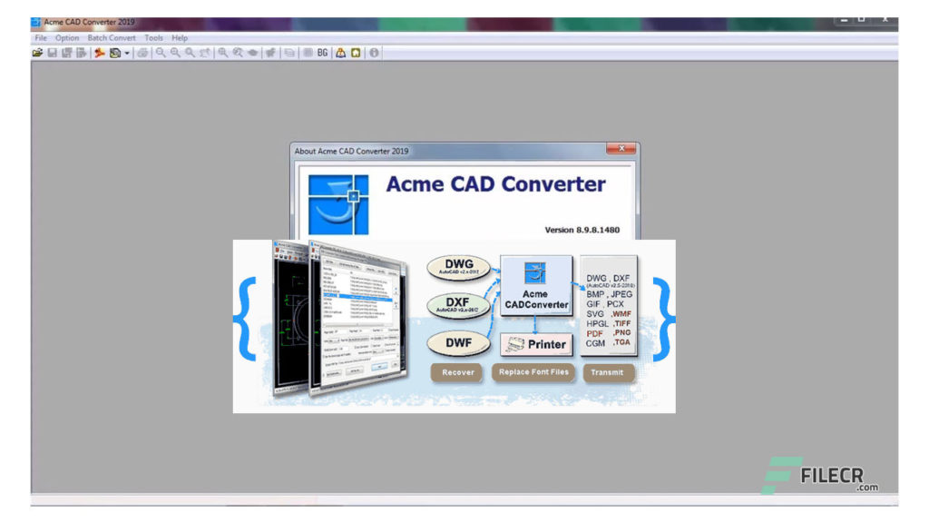 Acme cad converter как пользоваться