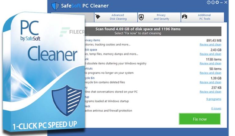 SafeSoft PC Cleaner 7.1.0.9