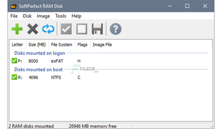 SoftPerfect RAM Disk 4.2