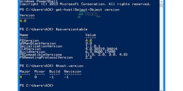 Windows PowerShell 7.1.1