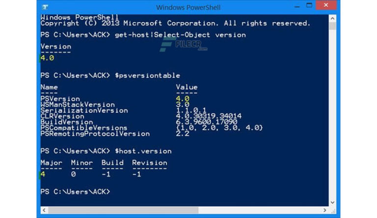 Windows PowerShell 7.1.1