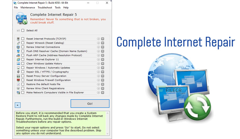 Complete Internet Repair 9.1.3.6335 downloading