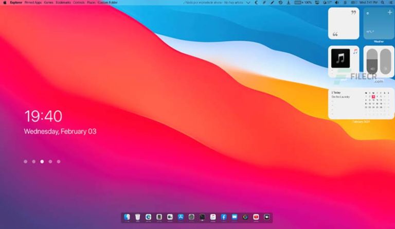 Windows 10 1909 MacOS Lite Edition February 2021
