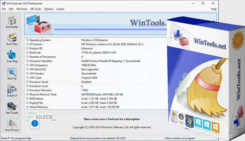 instal the new WinTools net Premium 23.10.1